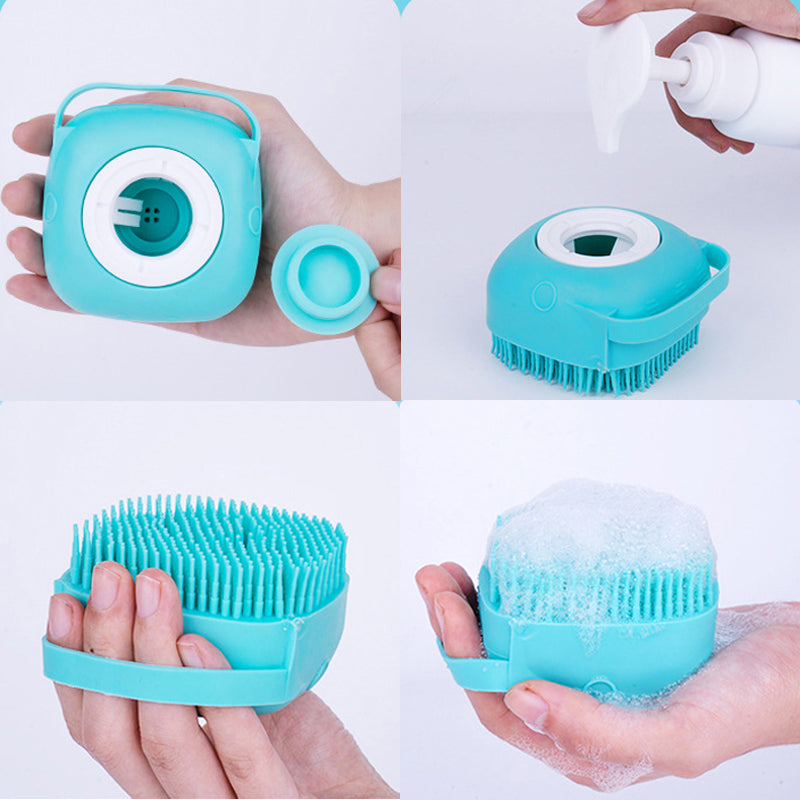 Pet Bath Brush with Shampoo Dispenser-Next Deal Shop-Next Deal Shop