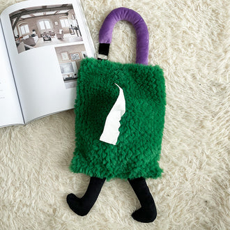 Plush Hanging Tissue Holder