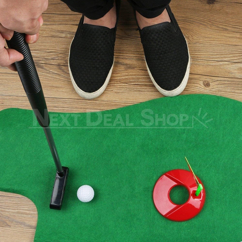Potty Putter Toilet Golf Practice Set-Next Deal Shop-Next Deal Shop