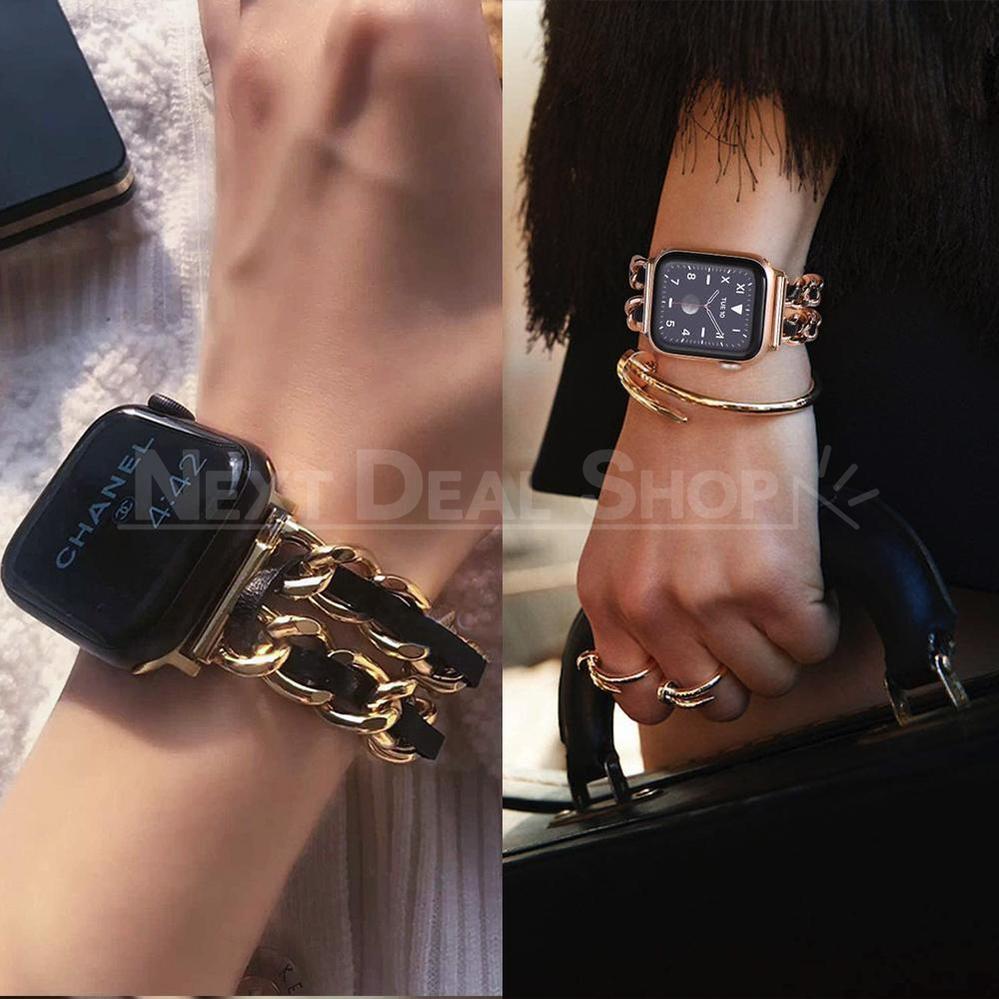Premium Apple Watch Chain Band-Next Deal Shop-Next Deal Shop