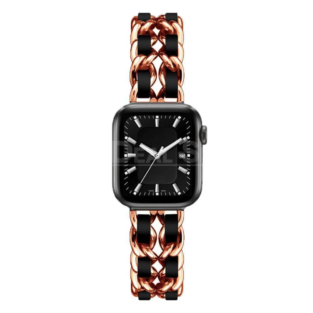Premium Apple Watch Chain Band-Next Deal Shop-Rose Gold-42/44MM-Next Deal Shop