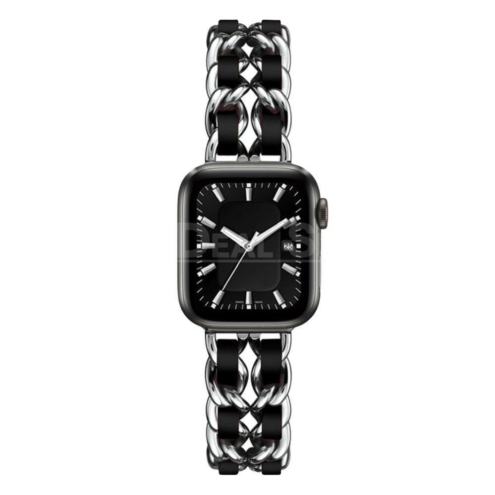 Premium Apple Watch Chain Band-Next Deal Shop-Sliver-42/44MM-Next Deal Shop