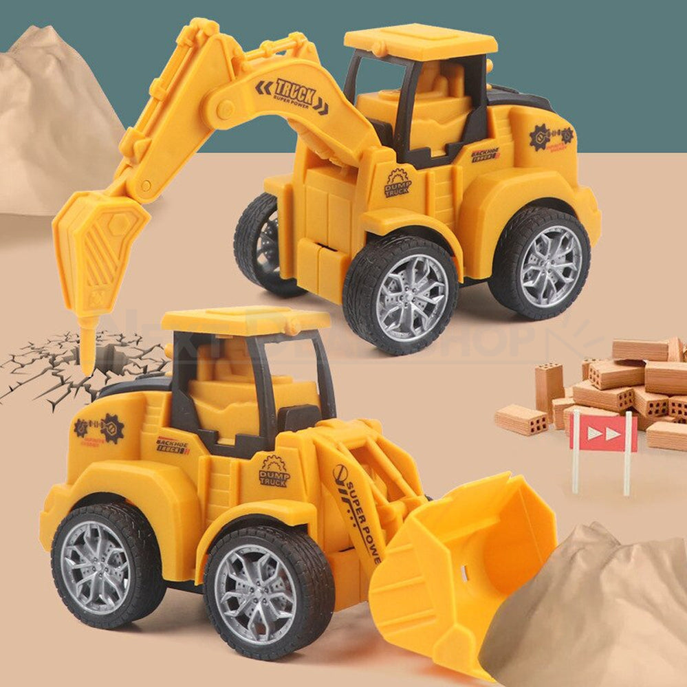 Push and Go Construction Vehicle Toy-Next Deal Shop-Next Deal Shop