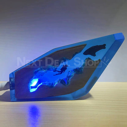 Resin Diver Decoration Night Light-Next Deal Shop-Next Deal Shop