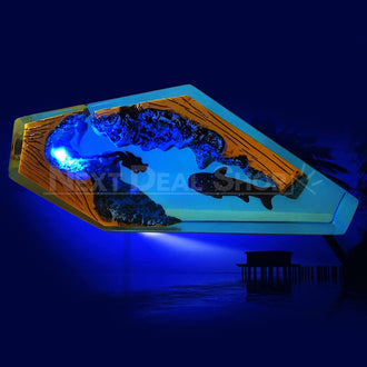 Resin Diver Decoration Night Light