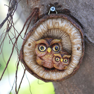 Resin Owl Wall Decoration