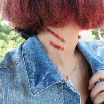 2 Pack - Halloween Scars Tattoo Stickers - Next Deal Shop
 - 5