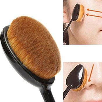 10 Pcs Professional Oval Makeup Brush Set - Designed for Your Curved Face - Next Deal Shop
 - 5