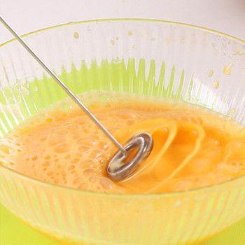 Stainless Steel Easy Electric Mixer - Great for Making Cappuccino, Milkshakes, and Whisking Eggs! - Next Deal Shop
 - 2