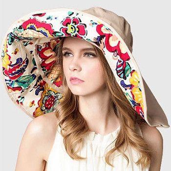Large Brim Floppy Foldable Roll Up Beach Hat - Sun Protective Rating of UPF 50+ - Next Deal Shop
 - 4
