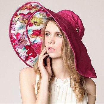 Large Brim Floppy Foldable Roll Up Beach Hat - Sun Protective Rating of UPF 50+ - Next Deal Shop
 - 5