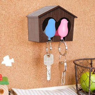 Duo Sparrow Key Holder - Never Lose Your Keys Again!
