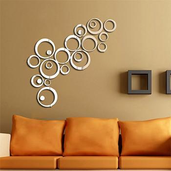 Sweet Circles Self-Adhesive Mirror Wall Sticker - 24 Pieces Total - Next Deal Shop
 - 3