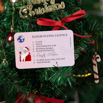 Santa Claus Driver's Licence