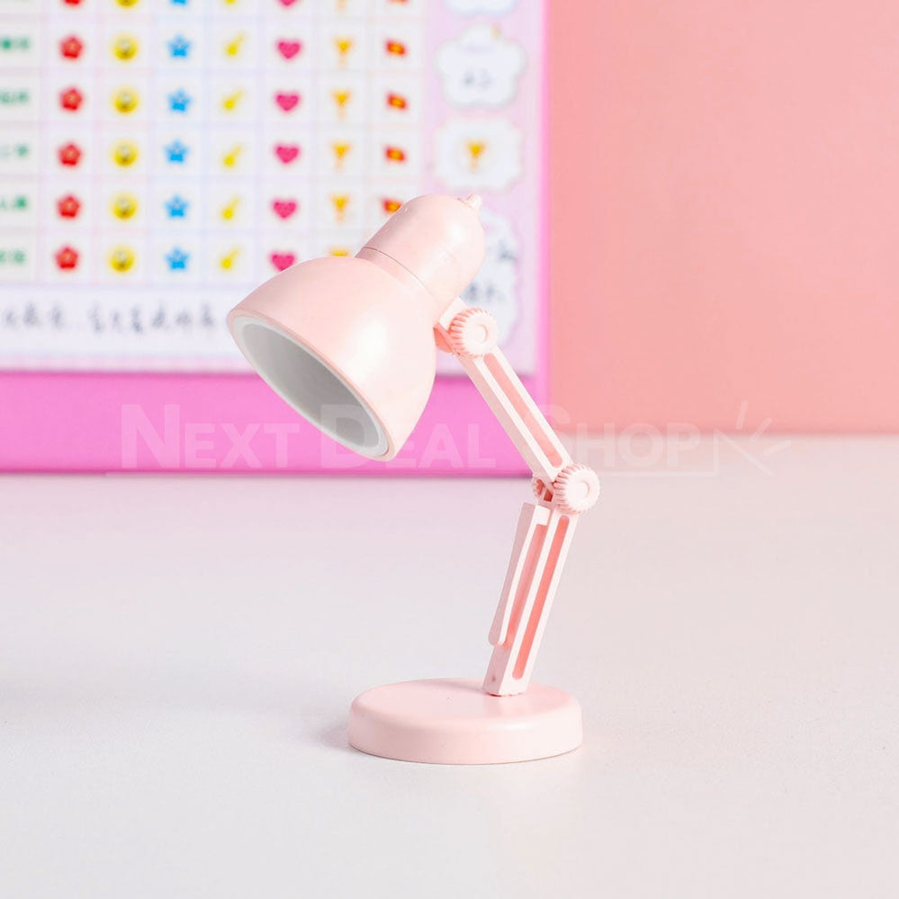 Simple Design LED Mini Table Lamp with Clip-Next Deal Shop-Pink-Next Deal Shop