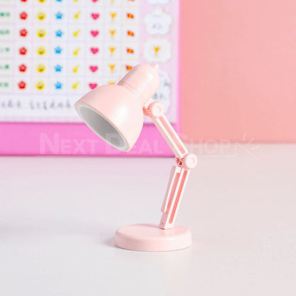 Simple Design LED Mini Table Lamp with Clip-Next Deal Shop-Pink-Next Deal Shop