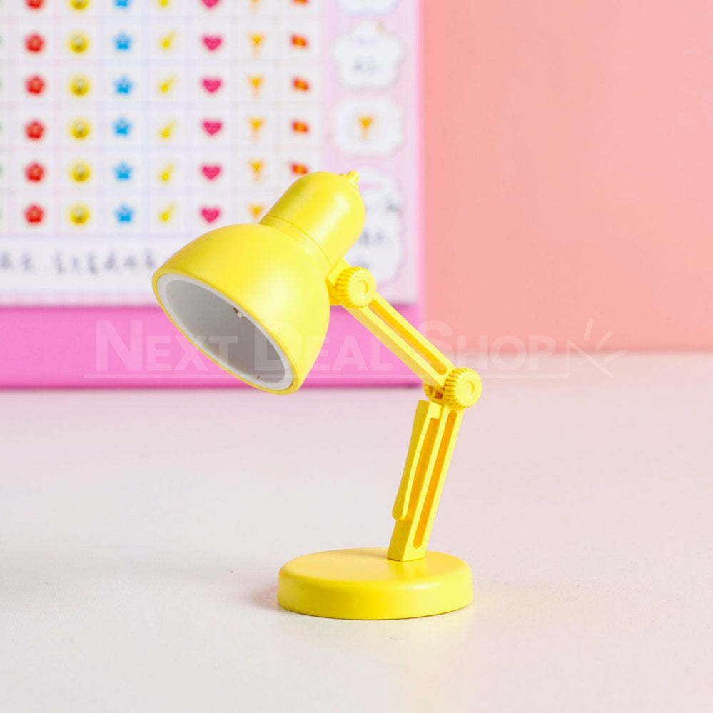 Simple Design LED Mini Table Lamp with Clip-Next Deal Shop-Yellow-Next Deal Shop