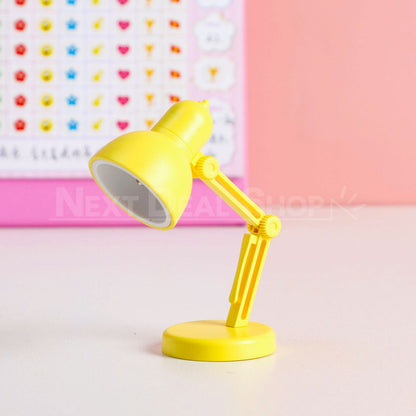 Simple Design LED Mini Table Lamp with Clip-Next Deal Shop-Yellow-Next Deal Shop