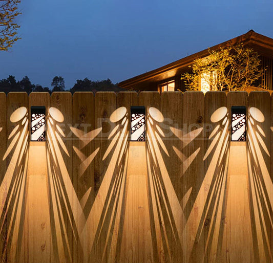 Solar Powered Decorative Fence Light-Next Deal Shop-Next Deal Shop