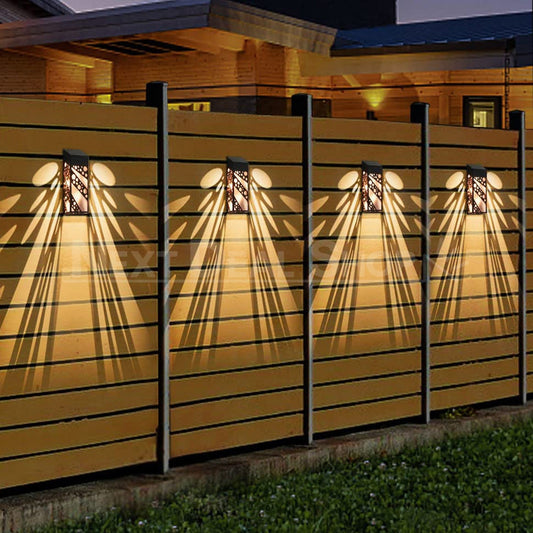 Solar Powered Decorative Fence Light-Next Deal Shop-Next Deal Shop