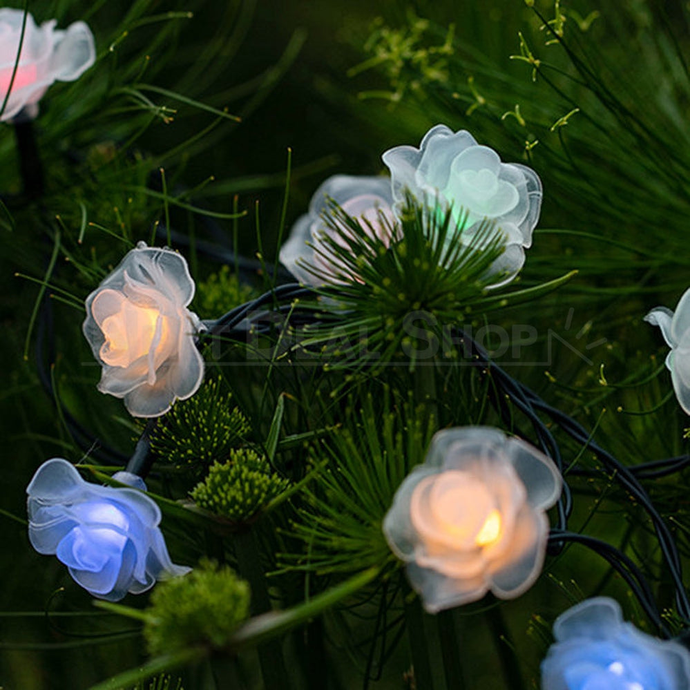 Solar-Powered LED Rose String Lights-Next Deal Shop-Next Deal Shop