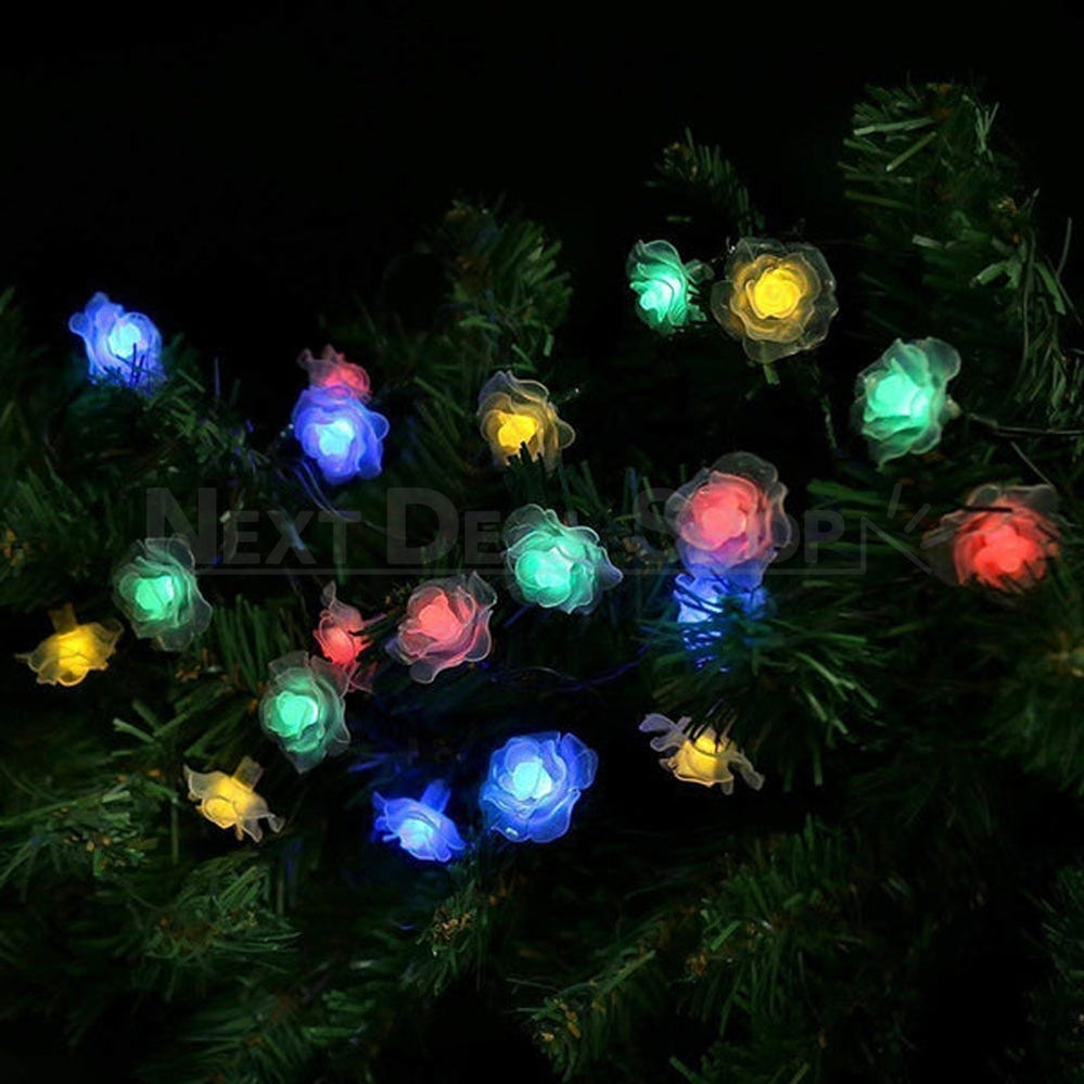 Solar-Powered LED Rose String Lights-Next Deal Shop-Next Deal Shop