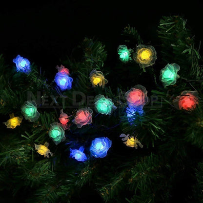 Solar-Powered LED Rose String Lights-Next Deal Shop-Next Deal Shop