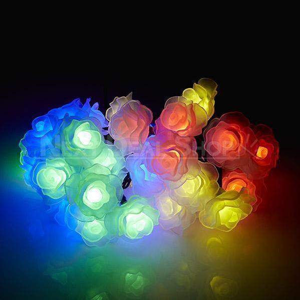 Solar-Powered LED Rose String Lights-Next Deal Shop-Multi-Color-Next Deal Shop