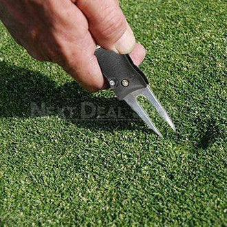 Stainless Steel Foldable Divot Repair Tool