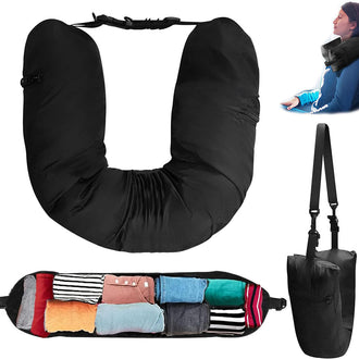Stuffable Travel Pillow Storage Bag