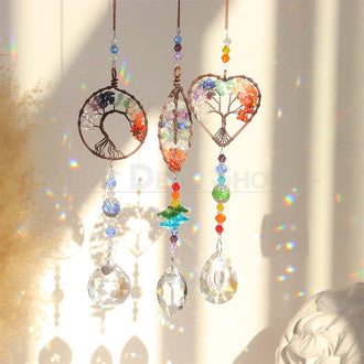 Tree of Life Crystal Suncatcher