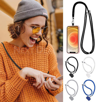 Universal Crossbody Patch Phone Add-on Lanyard