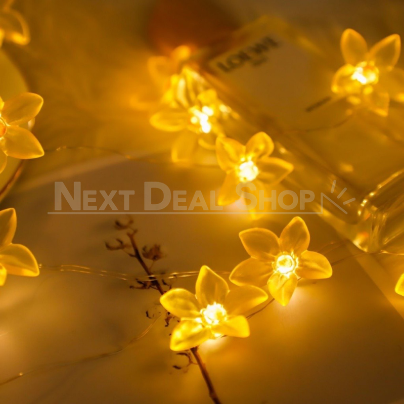 Warm-White Blossom Flower String Light-Next Deal Shop-Next Deal Shop