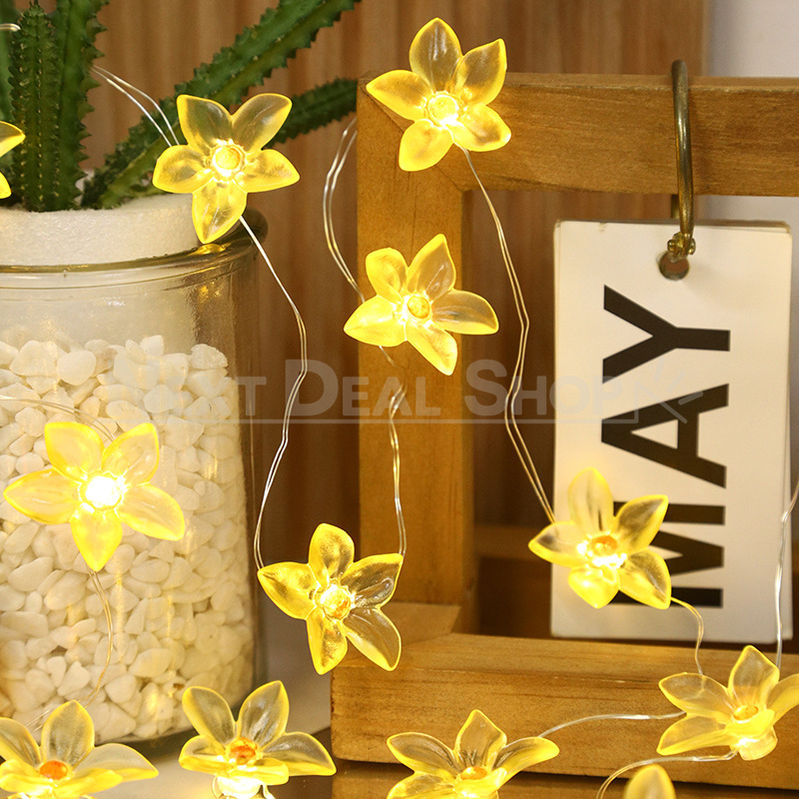 Warm-White Blossom Flower String Light-Next Deal Shop-Next Deal Shop