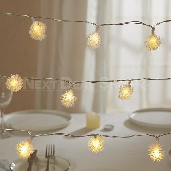 Warm White Dandelion LED String Lights (Battery Operated)-Next Deal Shop-Next Deal Shop