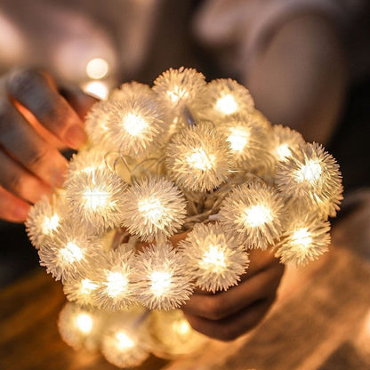 Warm White Dandelion LED String Lights (Battery Operated)-Next Deal Shop-Next Deal Shop