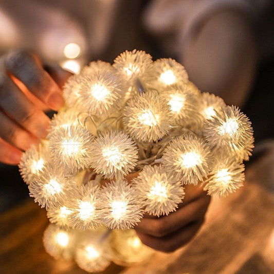 Warm White Dandelion LED String Lights (Battery Operated)-Next Deal Shop-Next Deal Shop