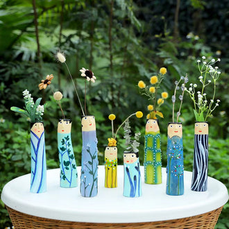 Bohemian Family Flower Vase