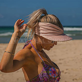 Women Sun Visor Hat - Sun Protective Rating of UPF 50+
