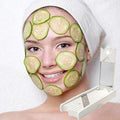 Cucumber Slicer DIY Beauty Tool With Built In Mirror - Facial Mask Making Gadget Skincare Beauty