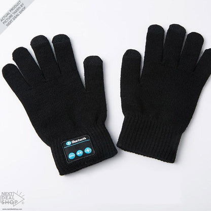 Wireless Bluetooth Gloves with Built-in Speaker and Mic for Phones