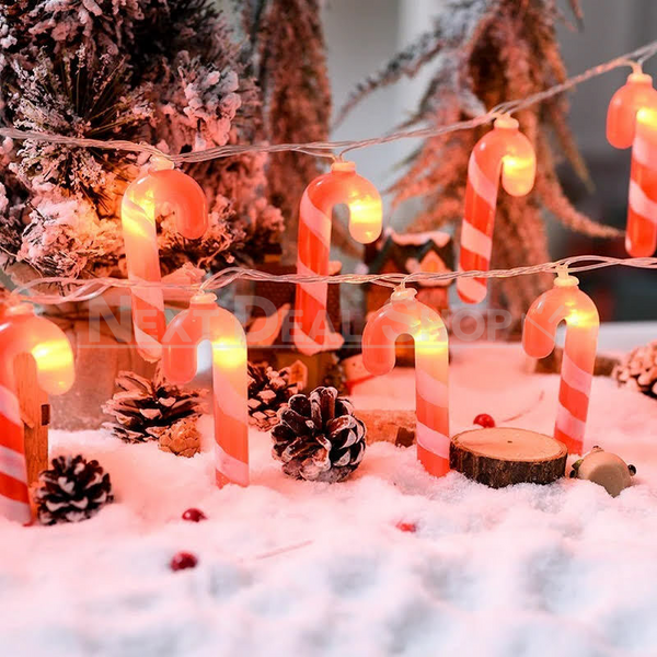 Warm White LED Candy Cane String Light – nextdealshop.co.uk