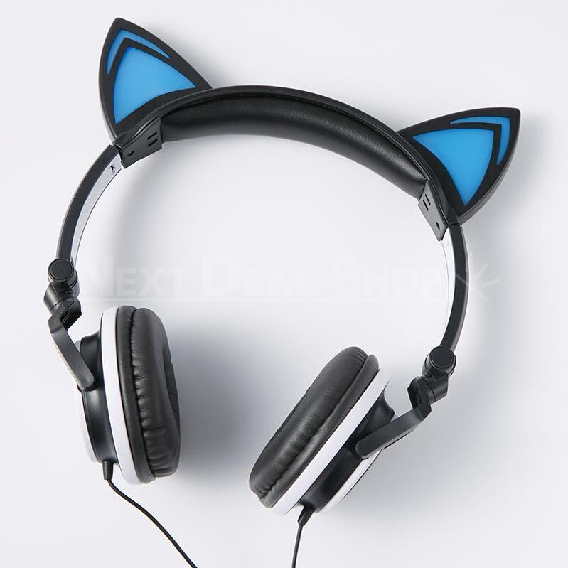Cat Ear Headphones With LED Glowing Light-Next Deal Shop-Next Deal Shop