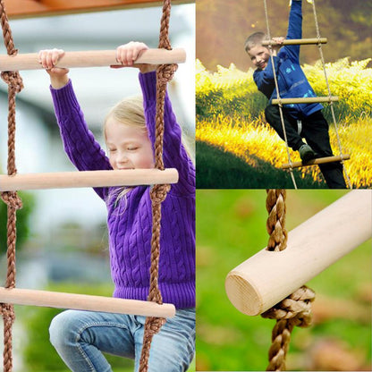 Climbing Wooden Rope Ladder-Next Deal Shop-Next Deal Shop