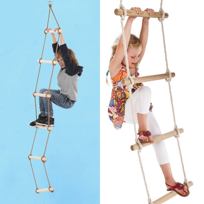 Climbing Wooden Rope Ladder-Next Deal Shop-Next Deal Shop