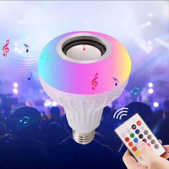 Color-Changing LED Speaker Bulb