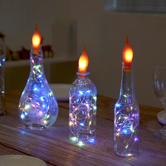 Copper Wire Flame Light - Dining Table Bedroom Wedding Party Candle Lighting Decor