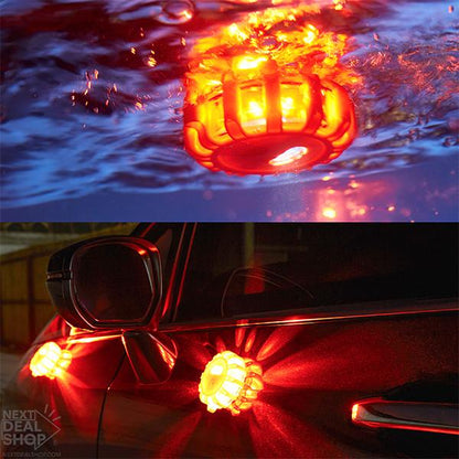 2 Pack LED Road Flares Flashing Warning Light