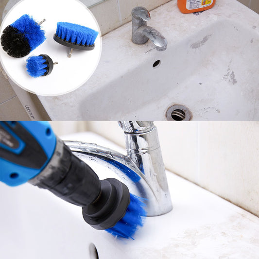 Drill Scrub Brush Head Set - Scrubbing Brush Heads for Kitchen, Bathroom, Tile and Grout Cleaning