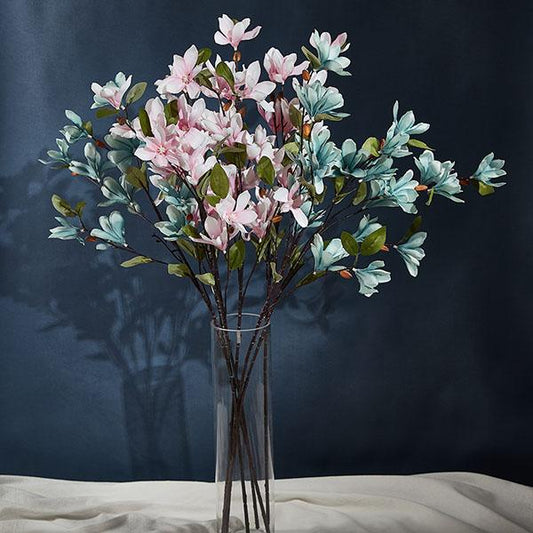 Artificial Silk Magnolia Flower - Living Room Vase Patio Garden Floral Decor